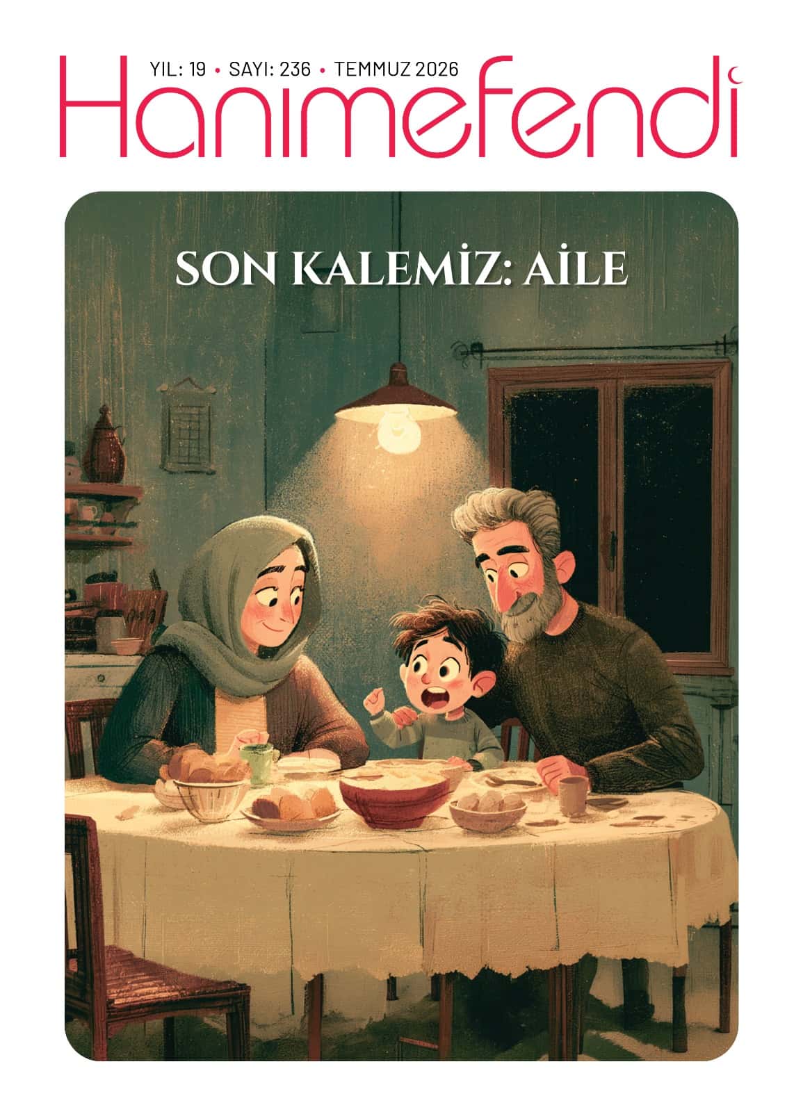 Hanımefendi Dergisi Temmuz 2026 sayısının kapağı