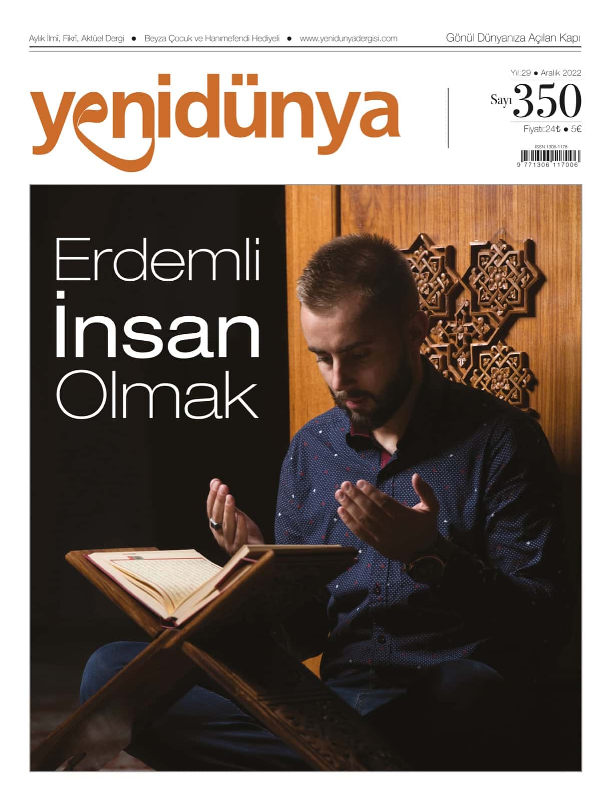 Yenidünya Dergisi Aralık 2022 sayısının kapağı