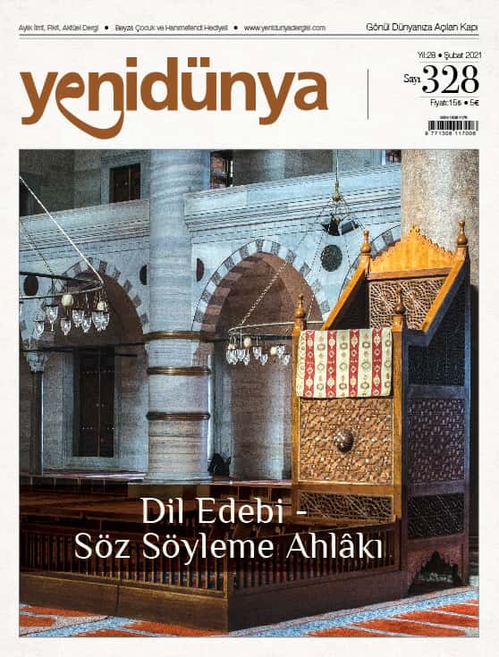 Yenidünya Dergisi Şubat 2021 sayısının kapağı