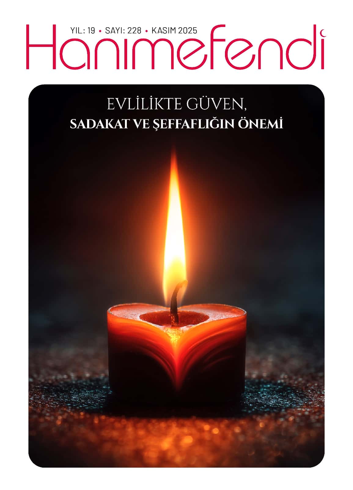 Hanımefendi Dergisi Kasım 2025 sayısının kapağı