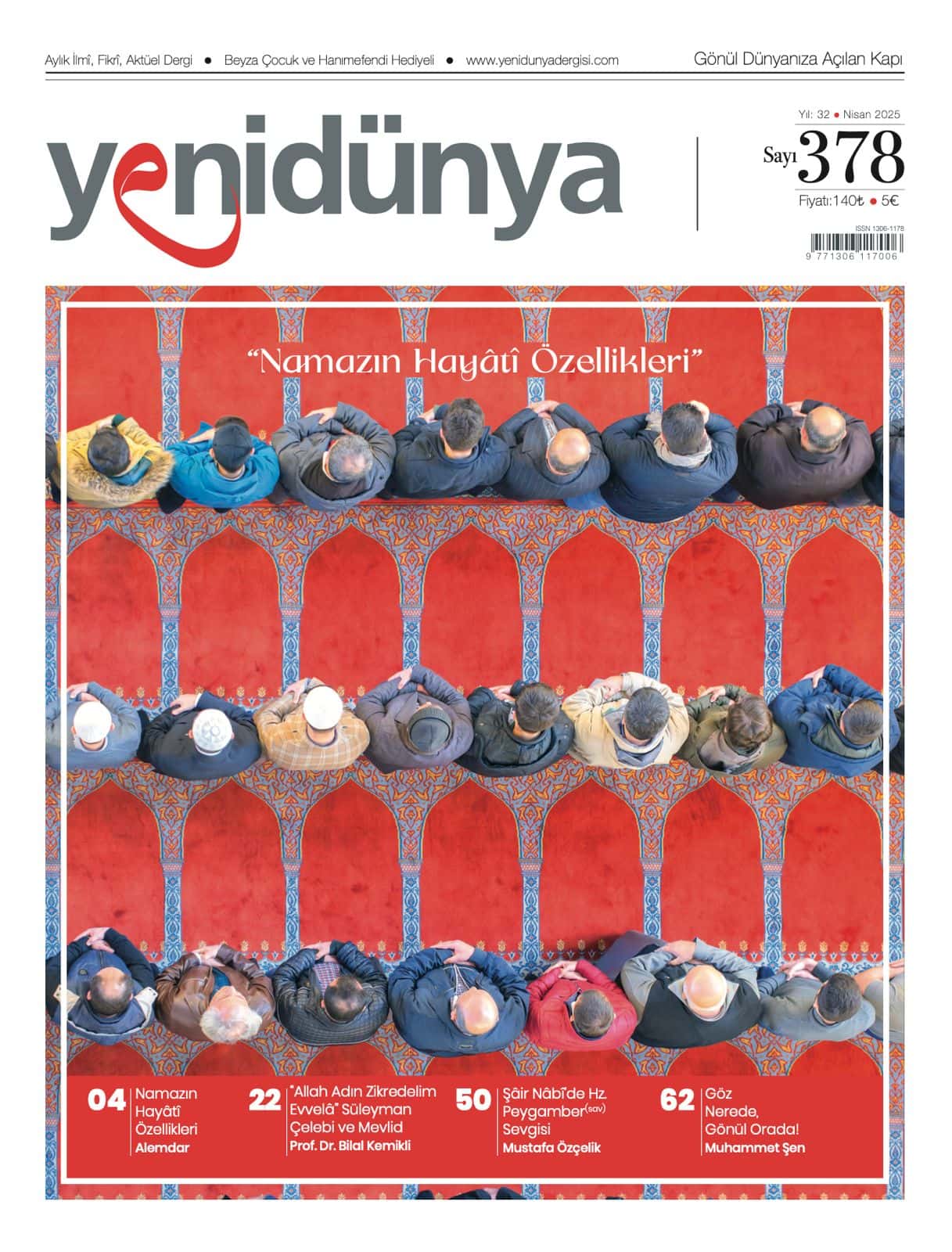 Yenidünya Dergisi Nisan 2025 sayısının kapağı