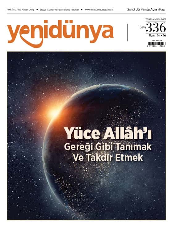 Yenidünya Dergisi Ekim 2021 sayısının kapağı