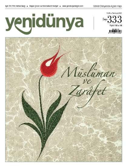 Yenidünya Dergisi Temmuz 2021 sayısının kapağı