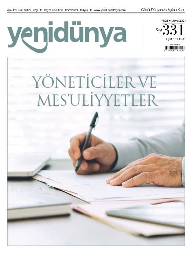 Yenidünya Dergisi Mayıs 2021 sayısının kapağı