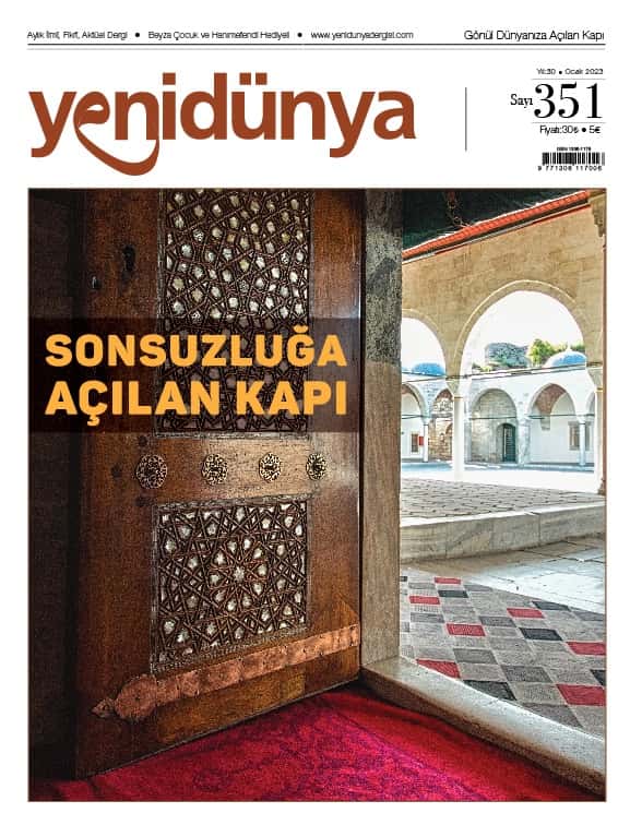 Yenidünya Dergisi Ocak 2023 sayısının kapağı