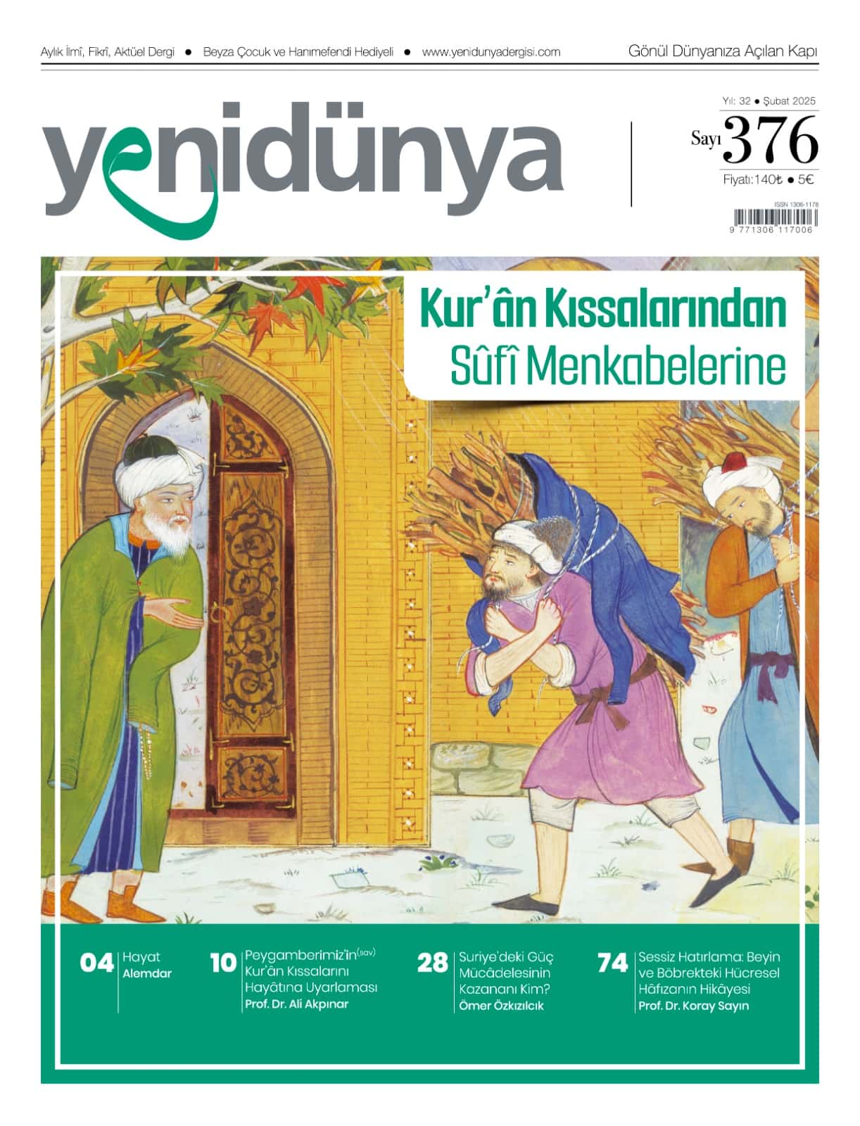 Yenidünya Dergisi Şubat 2025 sayısının kapağı