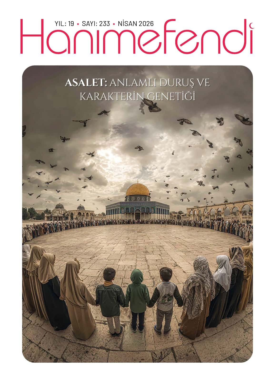 Hanımefendi Dergisi Nisan 2026 sayısının kapağı