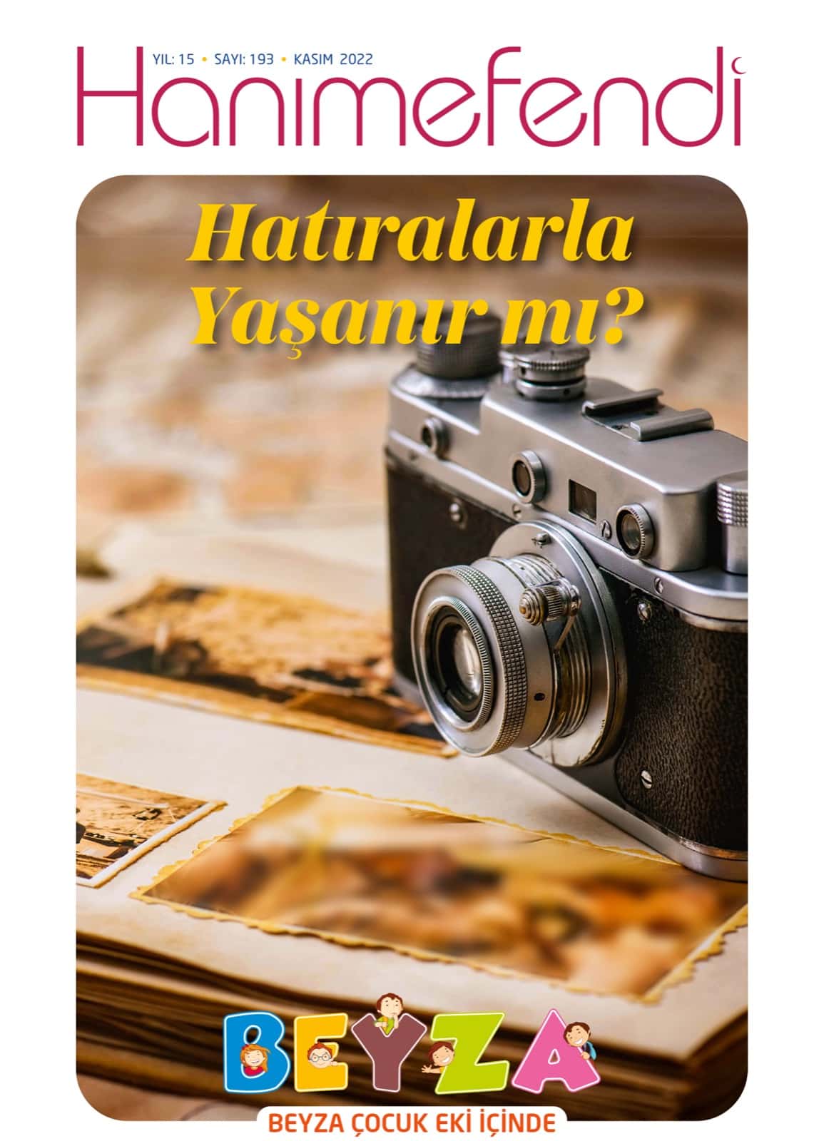 Hanımefendi Dergisi Kasım 2022 sayısının kapağı