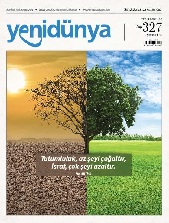 Yenidünya Dergisi Ocak 2021 sayısının kapağı