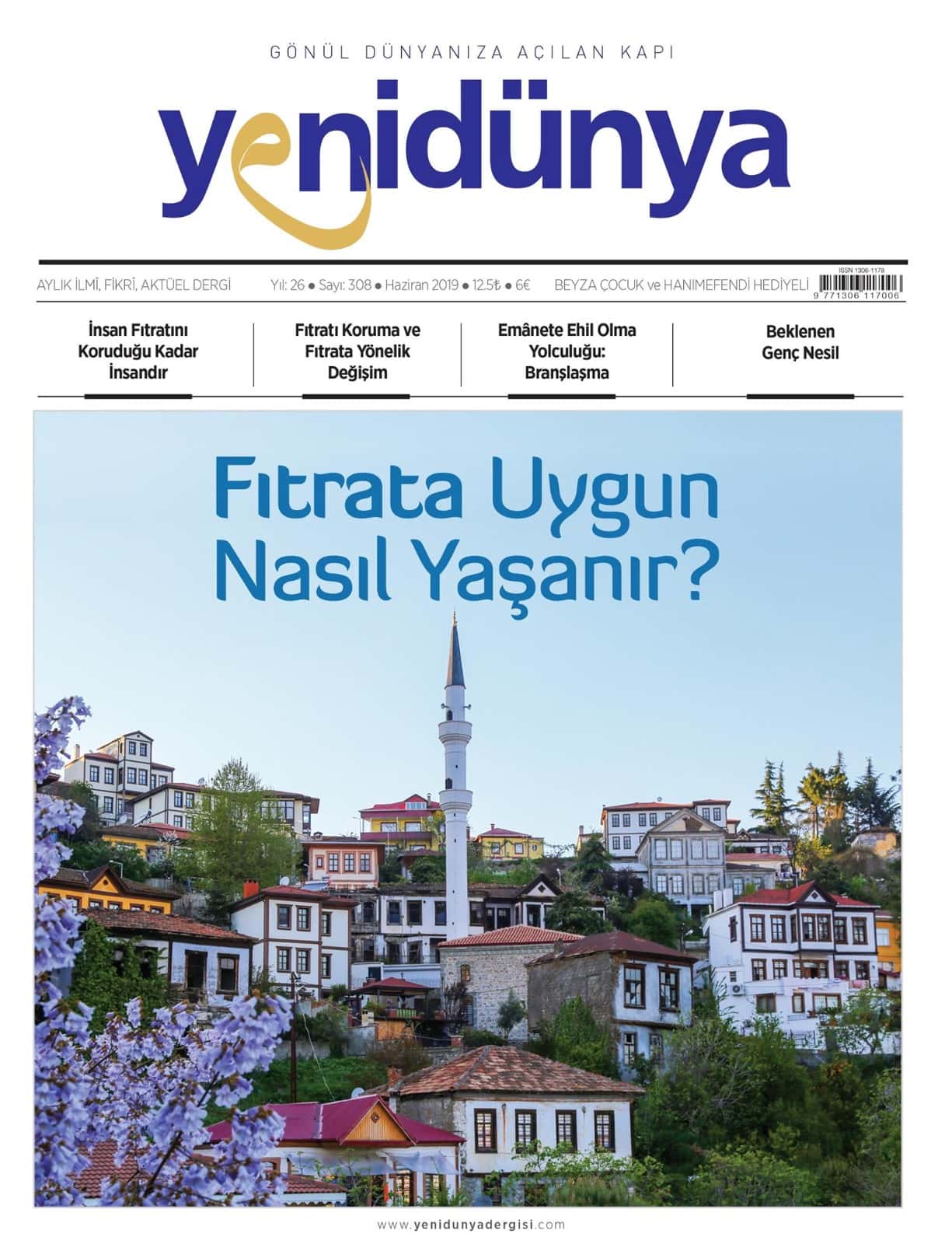 Yenidünya Dergisi Haziran 2019 sayısının kapağı