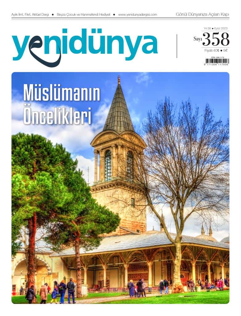 Yenidünya Dergisi Eylül 2023 sayısının kapağı