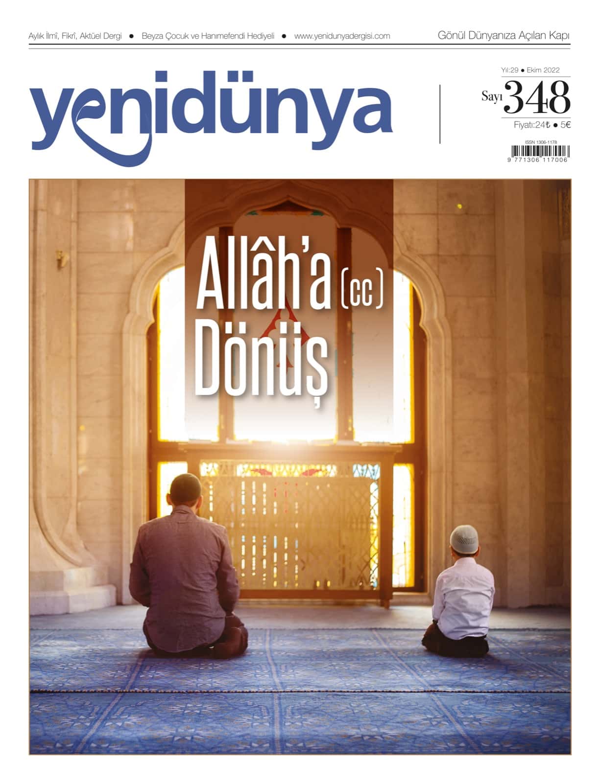 Yenidünya Dergisi Ekim 2022 sayısının kapağı