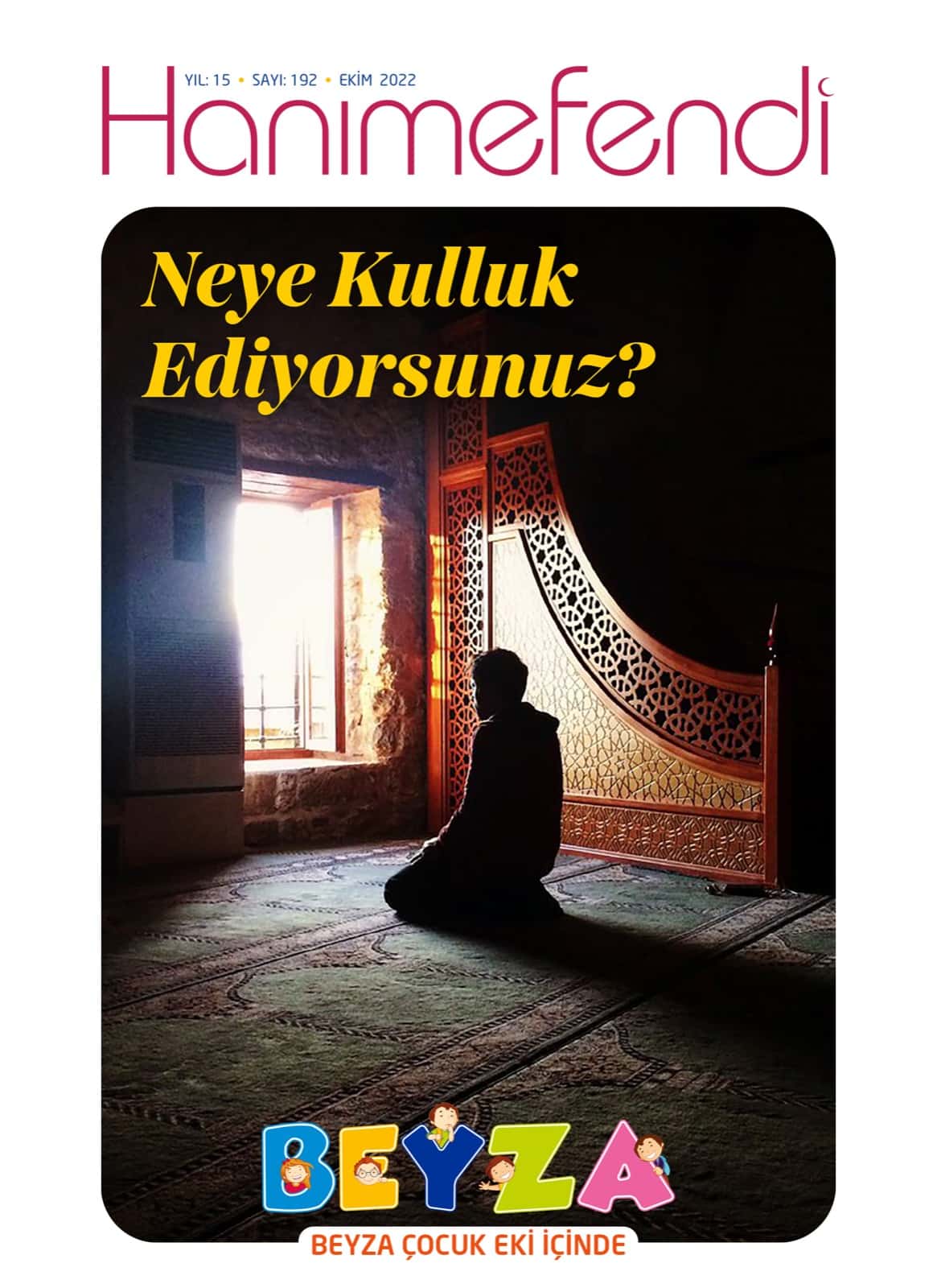 Hanımefendi Dergisi Ekim 2022 sayısının kapağı