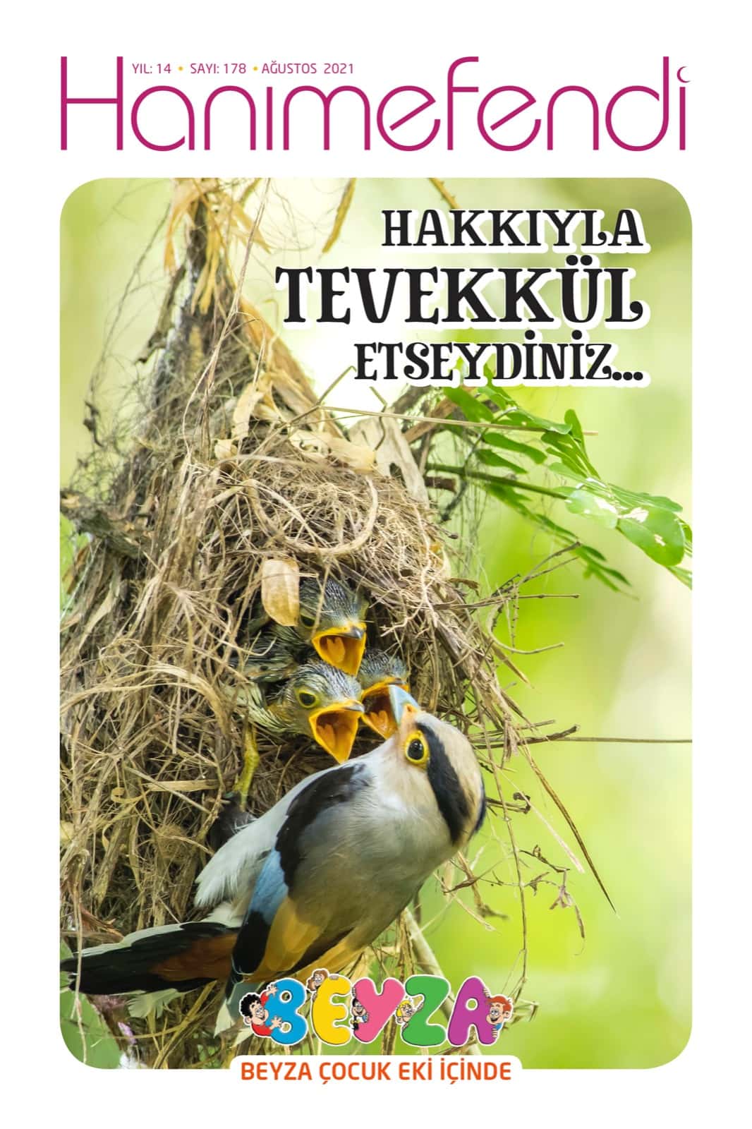 Hanımefendi Dergisi Ağustos 2021 sayısının kapağı