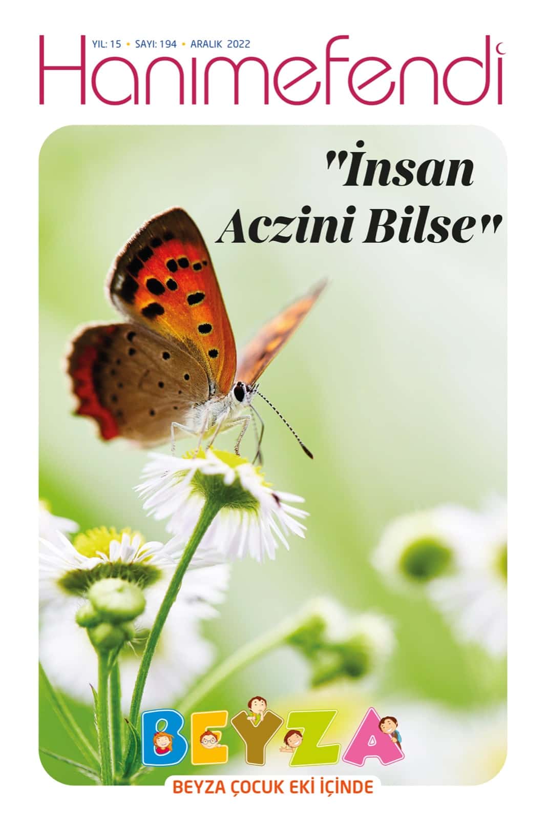 Hanımefendi Dergisi Aralık 2022 sayısının kapağı