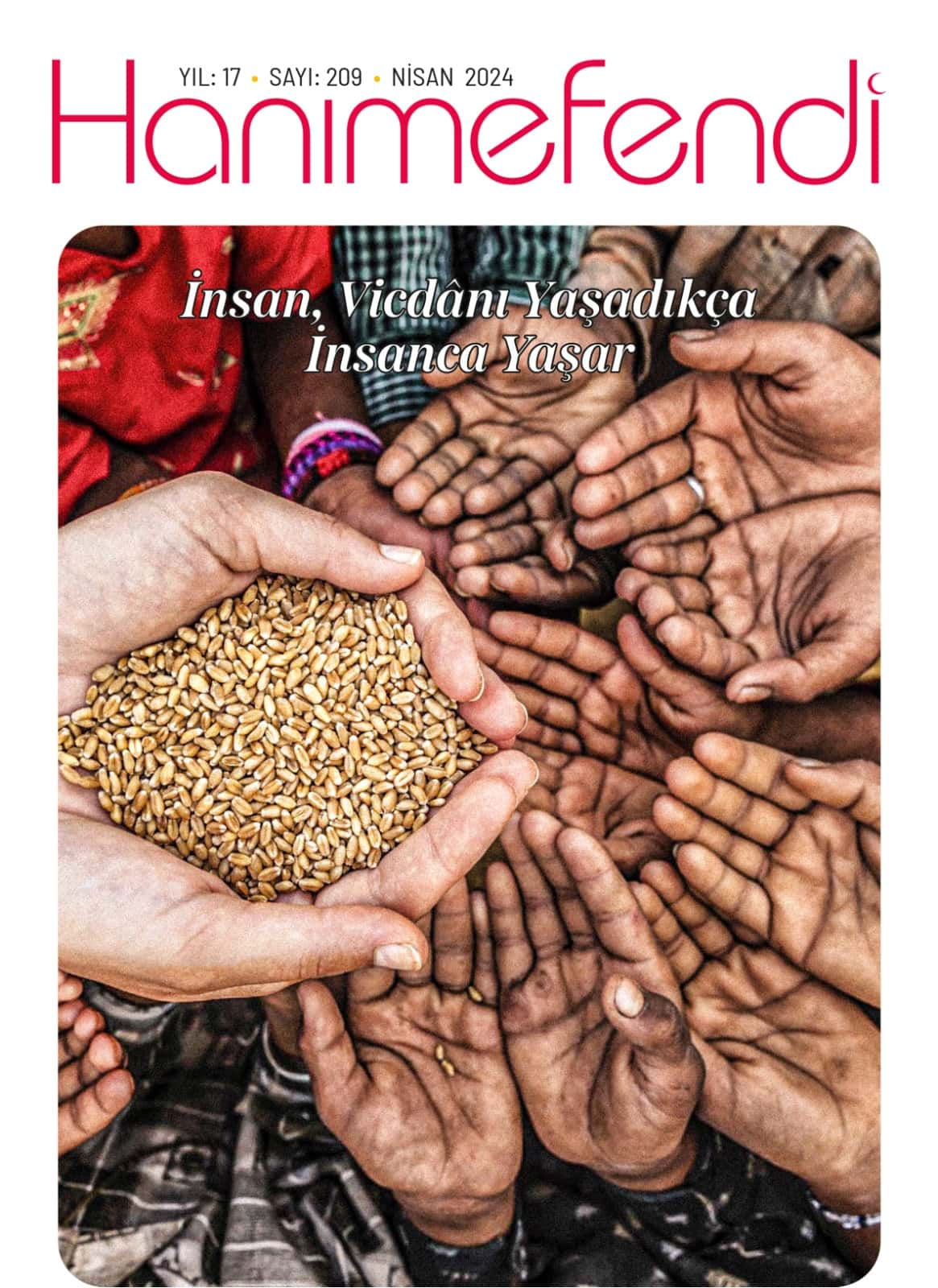 Hanımefendi Dergisi Nisan 2024 sayısının kapağı