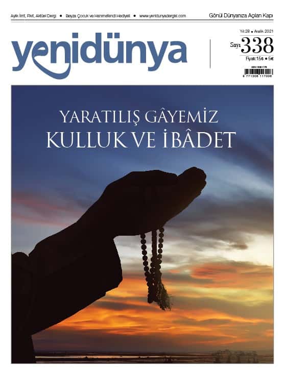 Yenidünya Dergisi Aralık 2021 sayısının kapağı