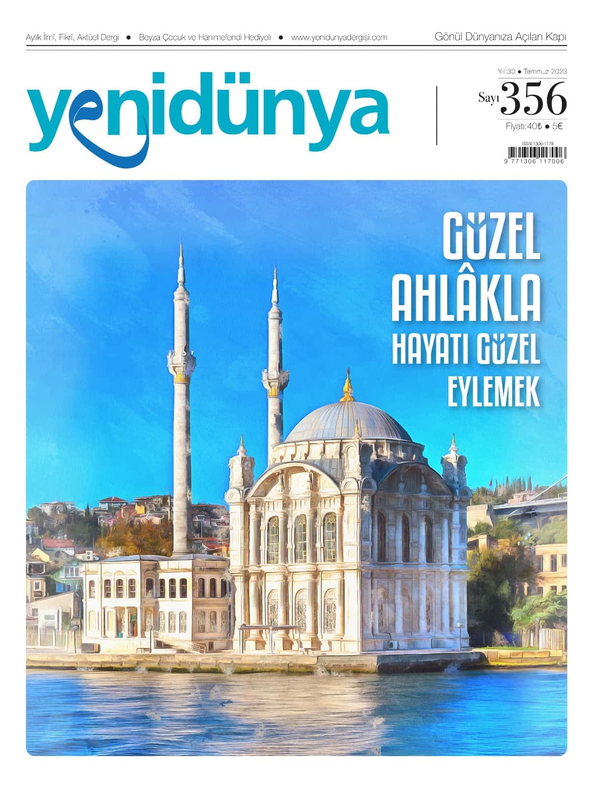 Yenidünya Dergisi Temmuz 2023 sayısının kapağı