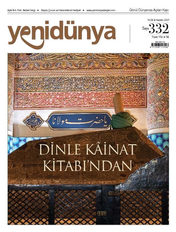 Yenidünya Dergisi Haziran 2021 sayısının kapağı